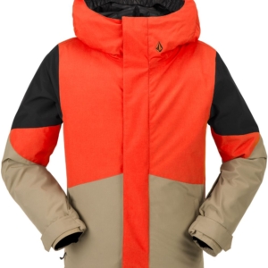 Kurtka Snowboardowa Juniorska Volcom Vernon Ins (Orange Shock)