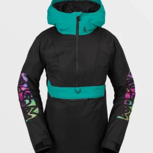Kurtka Snowboardowa Damska Volcom Ashfield Pullover (Black)
