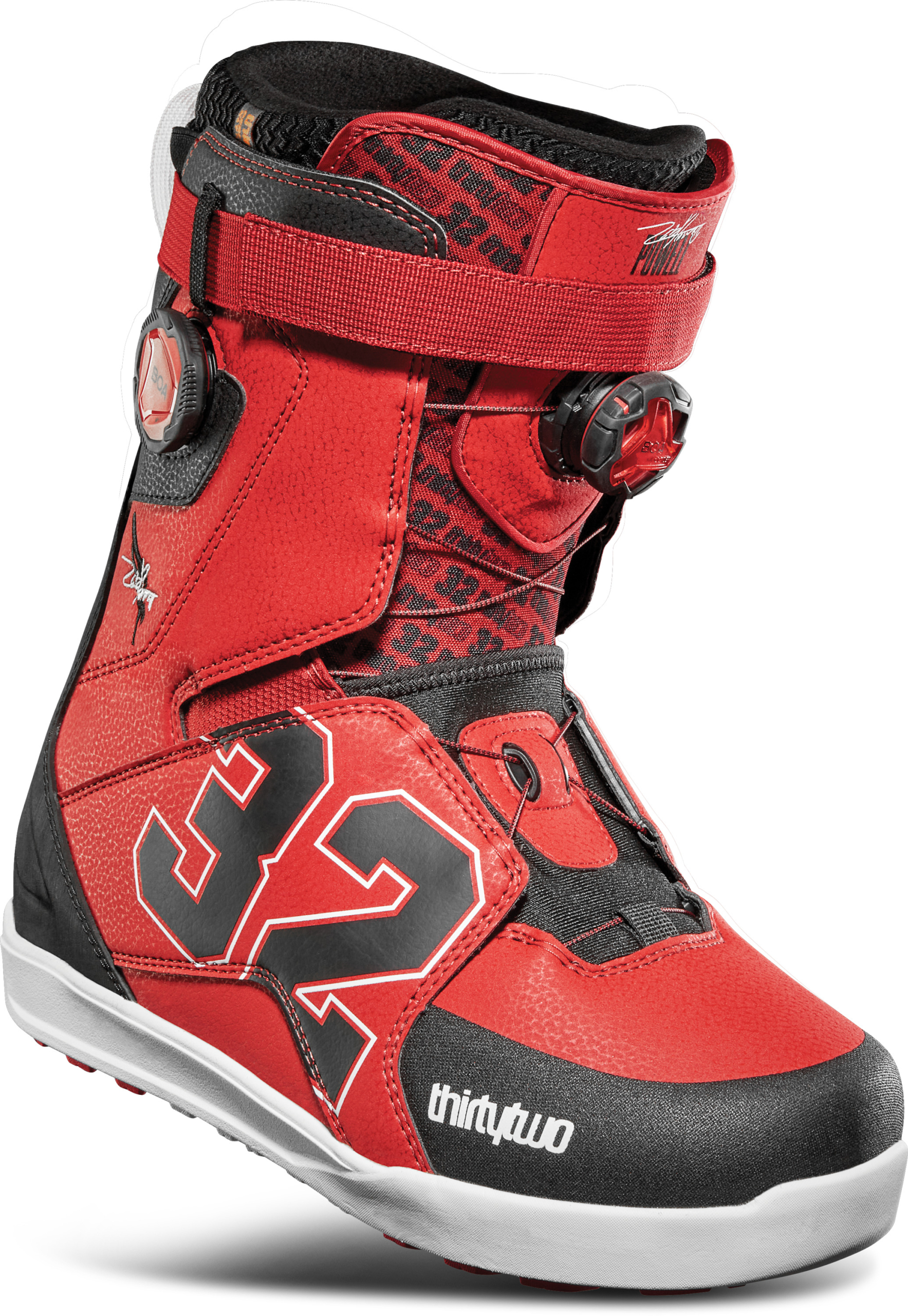 Buty snowboardowe ThirtyTwo Lashed Double Boa Zeb (Red/Black)