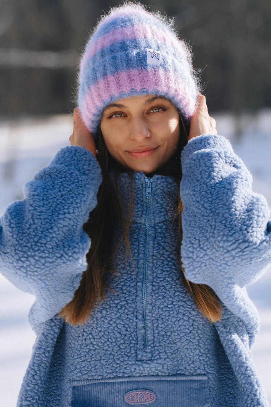 Czapka Moher Fluffy - JUNGMOB - obrazek 15